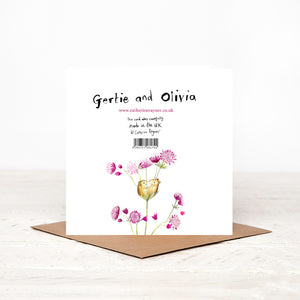 Field Mice Card - Gertie and Olivia
