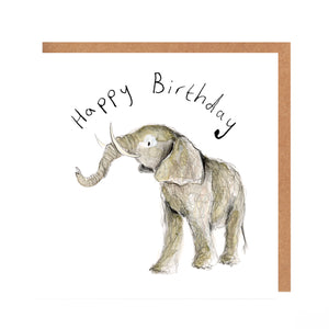 Valerie Elephant Birthday Card