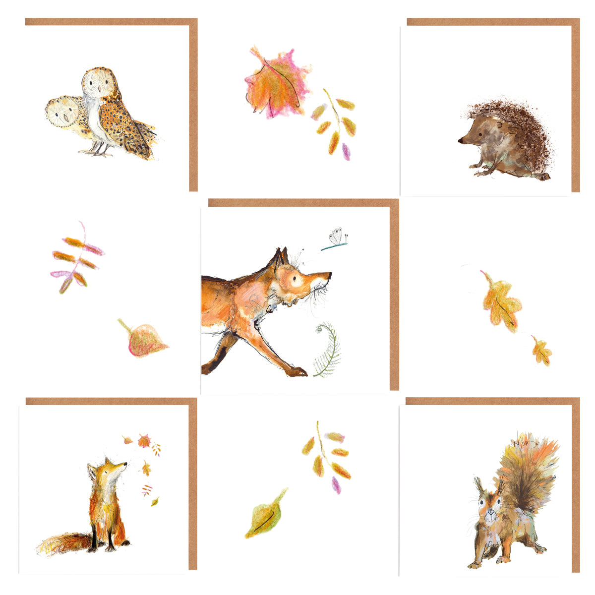 Woodland Animals Card Bundle