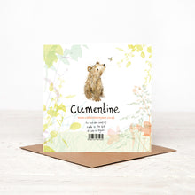 Load image into Gallery viewer, Clementine Bear Birthday Card