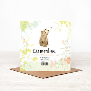 Clementine Bear Birthday Card