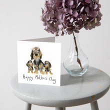 Load image into Gallery viewer, Dachshunds Mother&#39;s Day Card - Sophie, Anna and Primrose