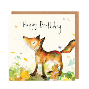 Dexter Fox Birthday Card