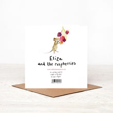 Load image into Gallery viewer, Eliza and the Raspberries Field Mouse Card