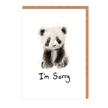 Load image into Gallery viewer, Evie Panda - I&#39;m Sorry Mini Card