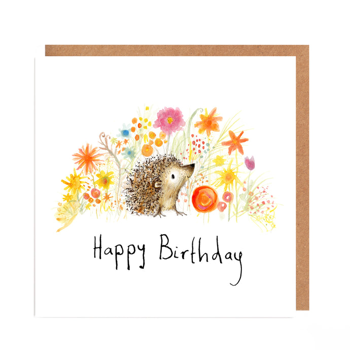 Isla Hedgehog Birthday Card