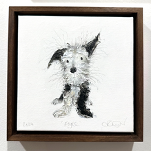 Load image into Gallery viewer, &#39;Fogle&#39; (Rescue dog original painting - framed) SOLD