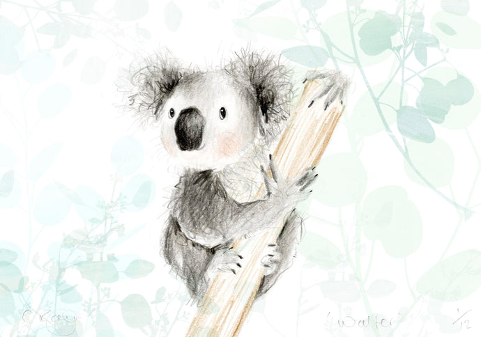 10. Walter Koala Print - 12 Prints for 12 Days of Christmas!