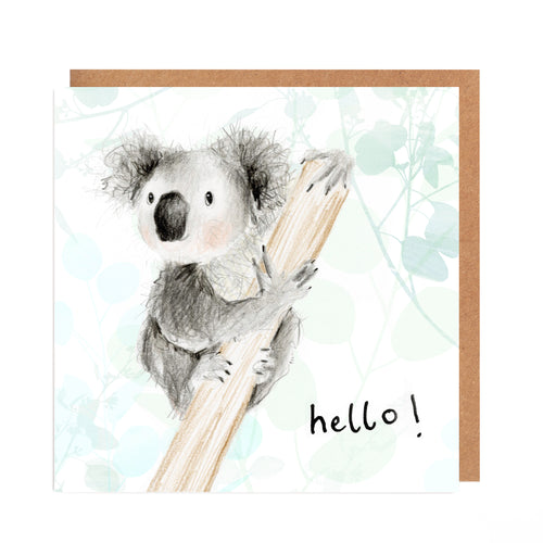 Walter Koala Hello Card