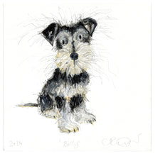 Load image into Gallery viewer, &#39;Billy&#39; (Schnauzer original painting - framed)