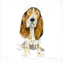 Load image into Gallery viewer, &#39;Delores&#39; (Basset Hound original painting - framed)