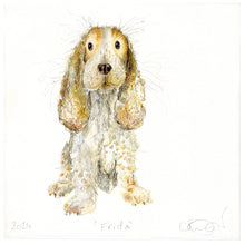 Load image into Gallery viewer, &#39;Frida&#39; (Spaniel original painting - framed)