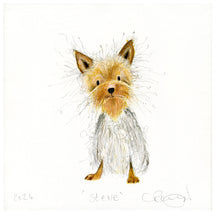 Load image into Gallery viewer, &#39;Steve&#39; (Yorkshire Terrier original painting - framed)