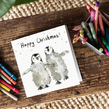 Load image into Gallery viewer, Charity Christmas Card - Nina, Bailey and Friends Penguins