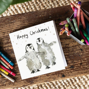 Charity Christmas Card - Nina, Bailey and Friends Penguins