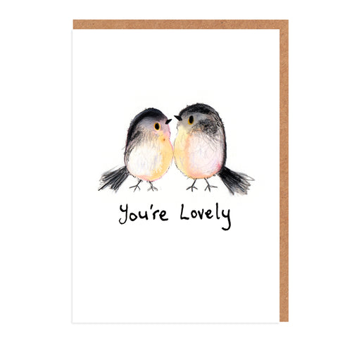 Bob and Bobetta Long Tailed Tit Mini Card