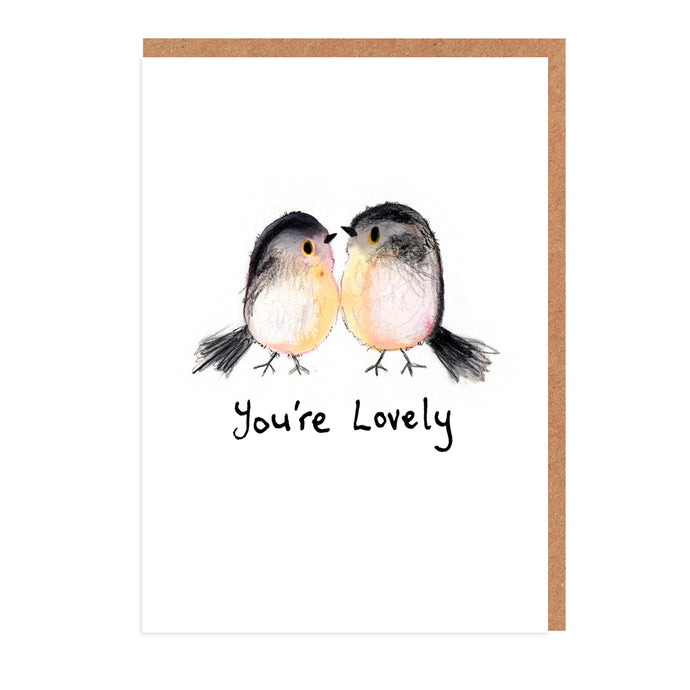 Bob and Bobetta Long Tailed Tit Mini Card