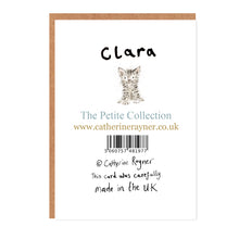 Load image into Gallery viewer, Clara Kitten - Kisses Mini Card