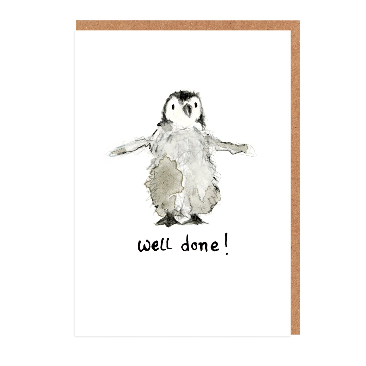 Ivy Penguin - Well Done Mini Card