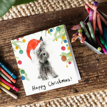 Load image into Gallery viewer, Charity Christmas Card - Miles Scottie Dog