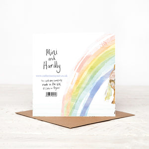 Mini and Hardly Unicorn Birthday Card