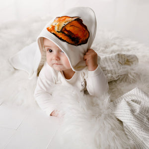 Baby Gift Hamper - Dexter Fox Blanket, Babygrow and Dribble Cloths