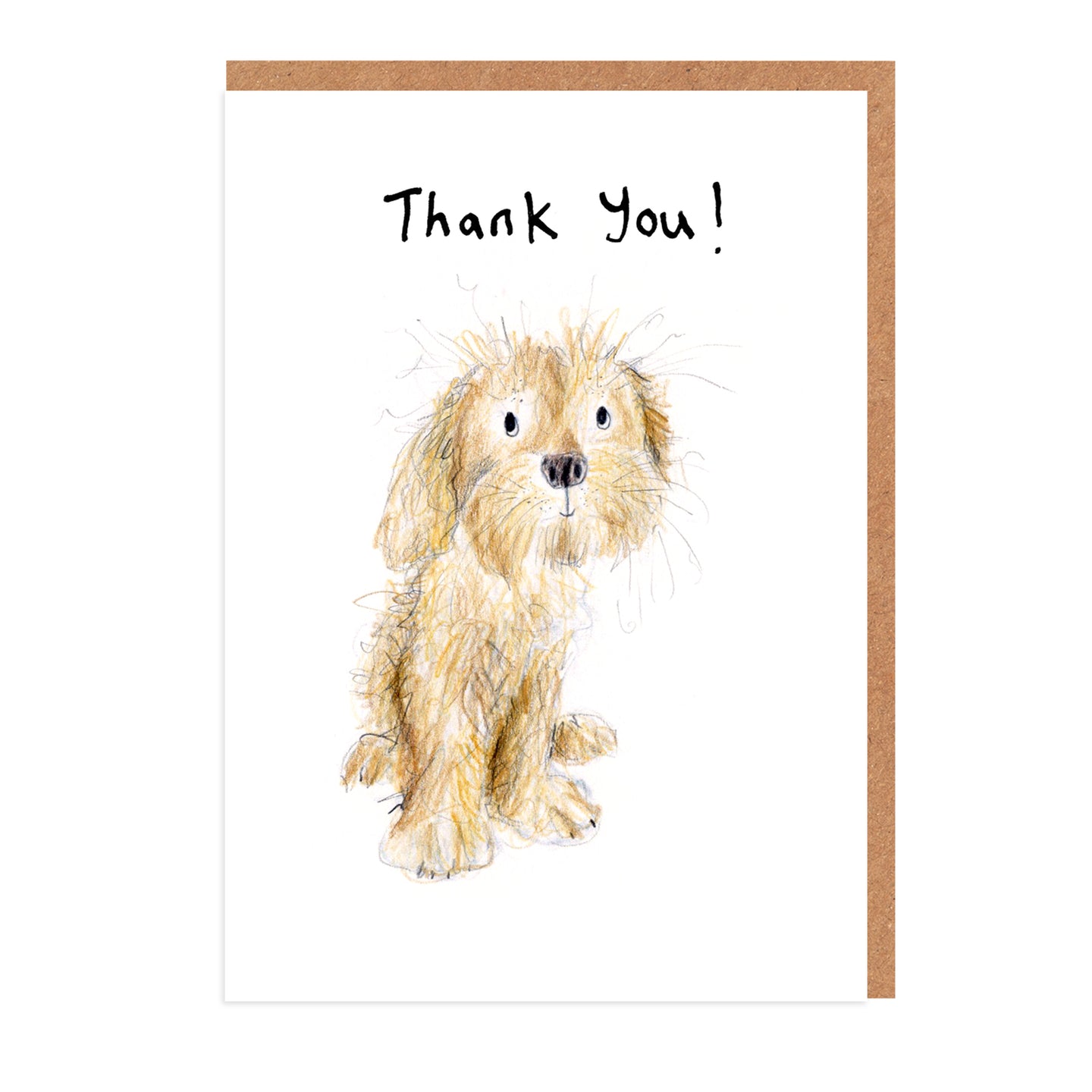 Thomas Rescue Dog - Thank You! Mini Card