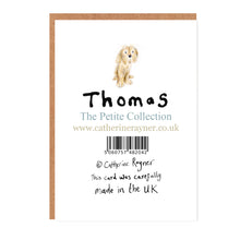 Load image into Gallery viewer, Thomas Rescue Dog - Thank You! Mini Card