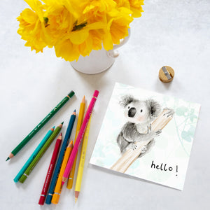 Walter Koala Hello Card