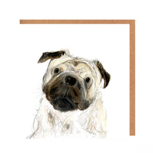 Load image into Gallery viewer, Edwin Pug Dog Card Blank