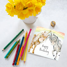 Load image into Gallery viewer, Mini and Hardly Unicorn Birthday Card