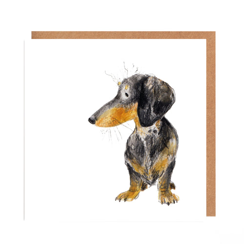 Otto Dachshund Card Blank